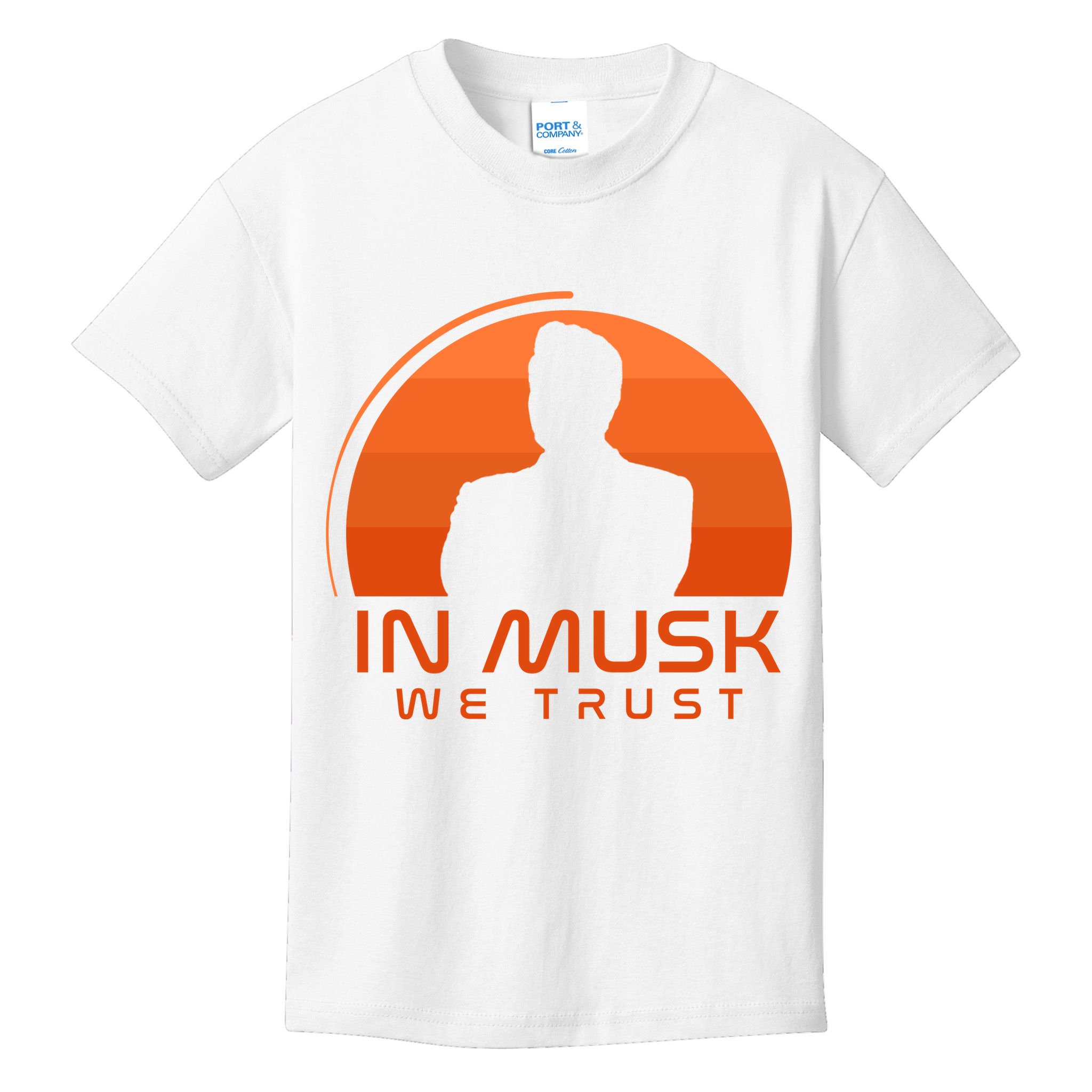 Retro In Musk We Trust Kids T-Shirt