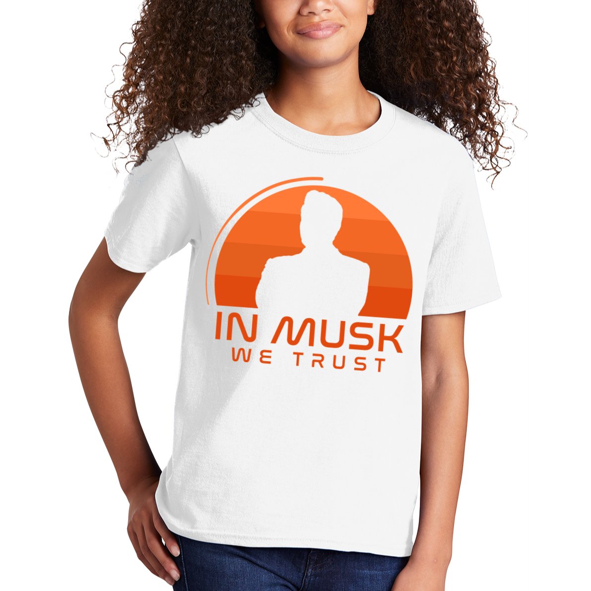 Retro In Musk We Trust Kids T-Shirt