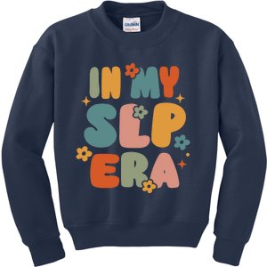 Retro In My Speech Therapy Era SLP AAC SLPA Wo Kids Sweatshirt