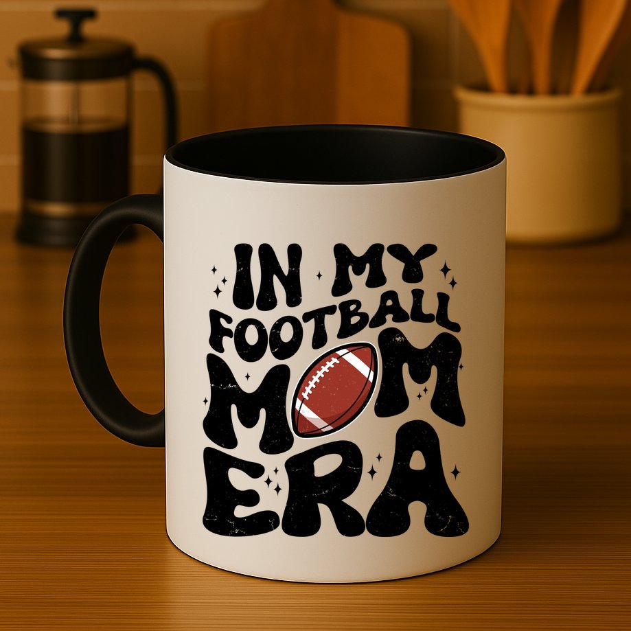 Retro In My Football Mom Era Mug