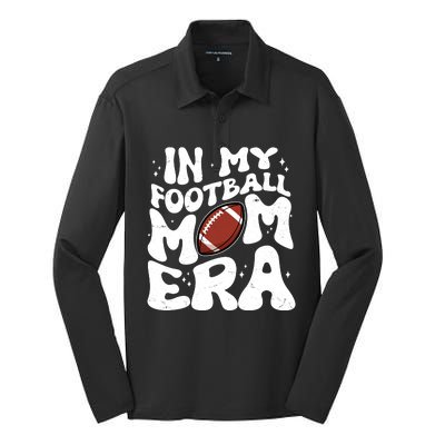 Retro In My Football Mom Era Silk Touch Performance Long Sleeve Polo