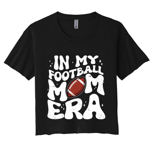 Retro In My Football Mom Era Crop Top