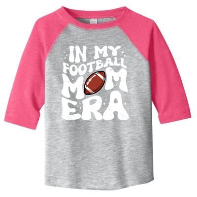 Retro In My Football Mom Era Toddler Fine Jersey T-Shirt