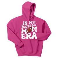 Retro In My Football Mom Era Kids Hoodie