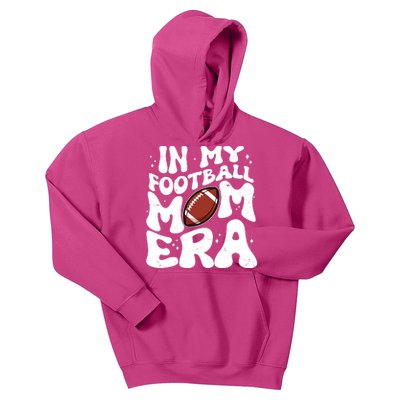 Retro In My Football Mom Era Kids Hoodie