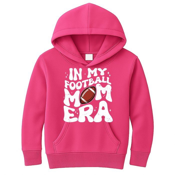 Retro In My Football Mom Era Kids Hoodie