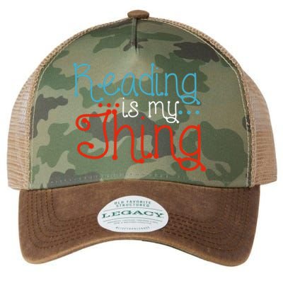 Reading Is My Thing Books Reading Gift Legacy Tie Dye Trucker Hat