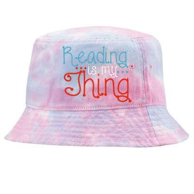 Reading Is My Thing Books Reading Gift Tie-Dyed Bucket Hat