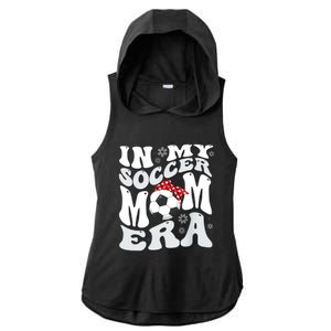 Retro In My Soccer Mom Era Mama Boy Ladies PosiCharge Tri-Blend Wicking Draft Hoodie Tank