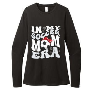 Retro In My Soccer Mom Era Mama Boy Womens CVC Long Sleeve Shirt