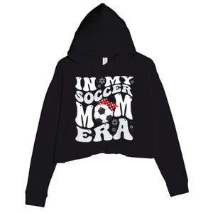 Retro In My Soccer Mom Era Mama Boy Crop Fleece Hoodie