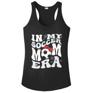 Retro In My Soccer Mom Era Mama Boy Ladies PosiCharge Competitor Racerback Tank