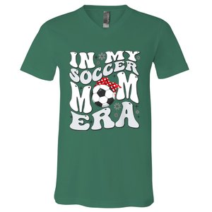 Retro In My Soccer Mom Era Mama Boy V-Neck T-Shirt