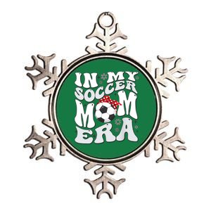 Retro In My Soccer Mom Era Mama Boy Metallic Star Ornament