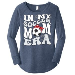 Retro In My Soccer Mom Era Mama Boy Women's Perfect Tri Tunic Long Sleeve Shirt