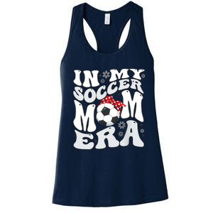 Retro In My Soccer Mom Era Mama Boy Women's Racerback Tank