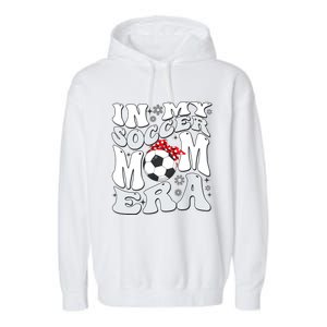 Retro In My Soccer Mom Era Mama Boy Garment-Dyed Fleece Hoodie