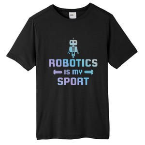 Robotics Is My Sport Robot Digital Funny Gift Funny Gift Tall Fusion ChromaSoft Performance T-Shirt