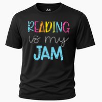 Reading Is My Jam Read Teacher ELA Teacher Cooling Performance Crew T-Shirt