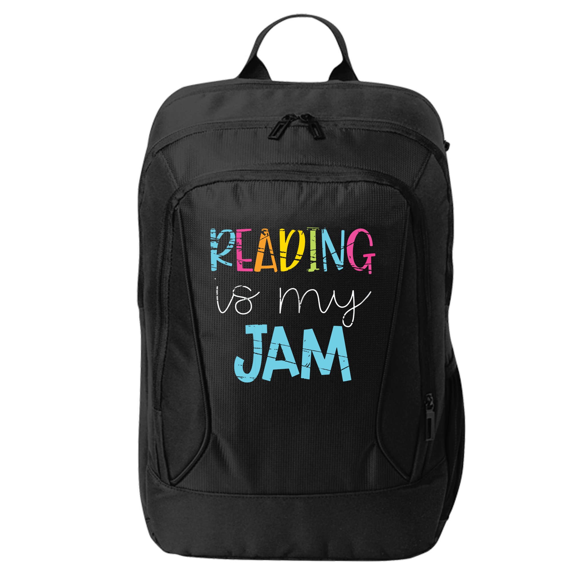 Reading Is My Jam Read Teacher ELA Teacher City Backpack