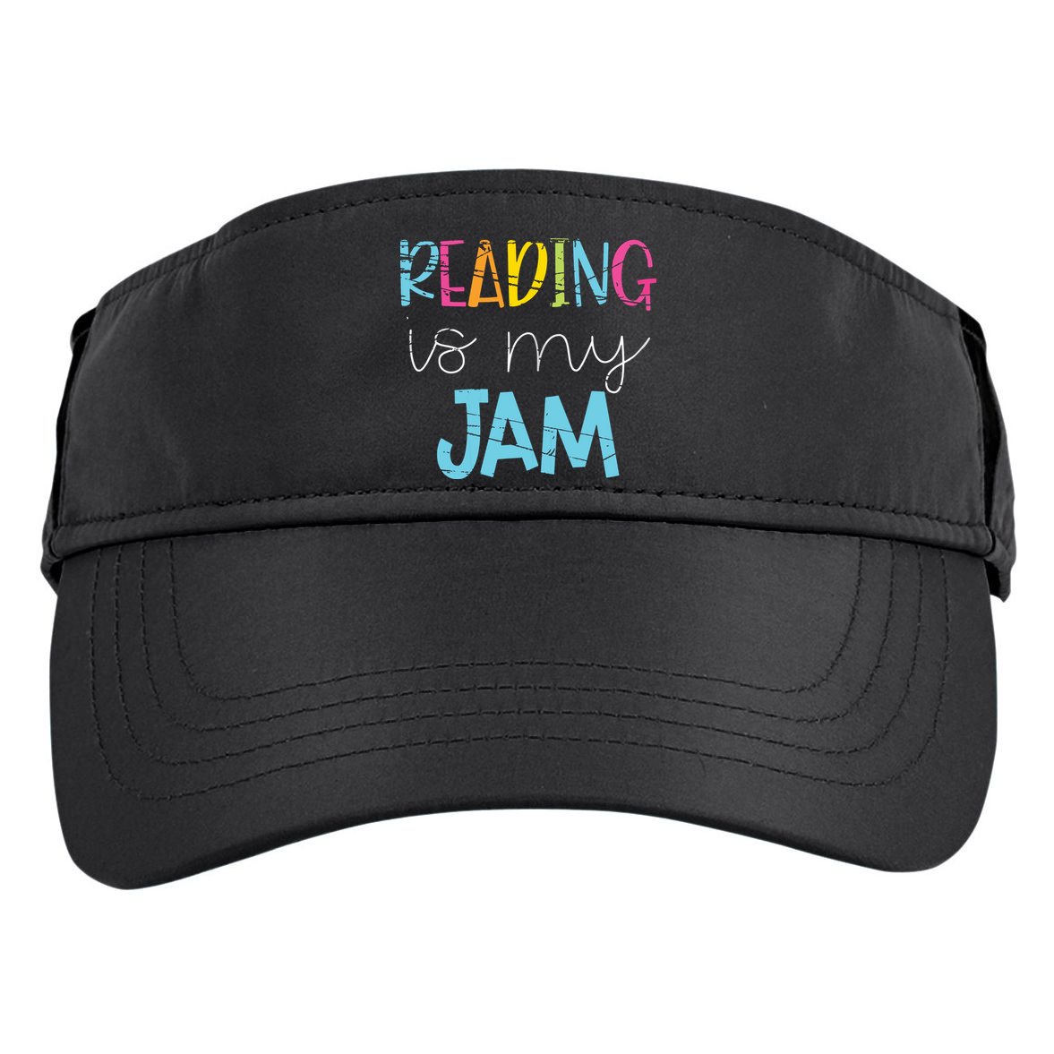 Reading Is My Jam Read Teacher ELA Teacher Adult Drive Performance Visor
