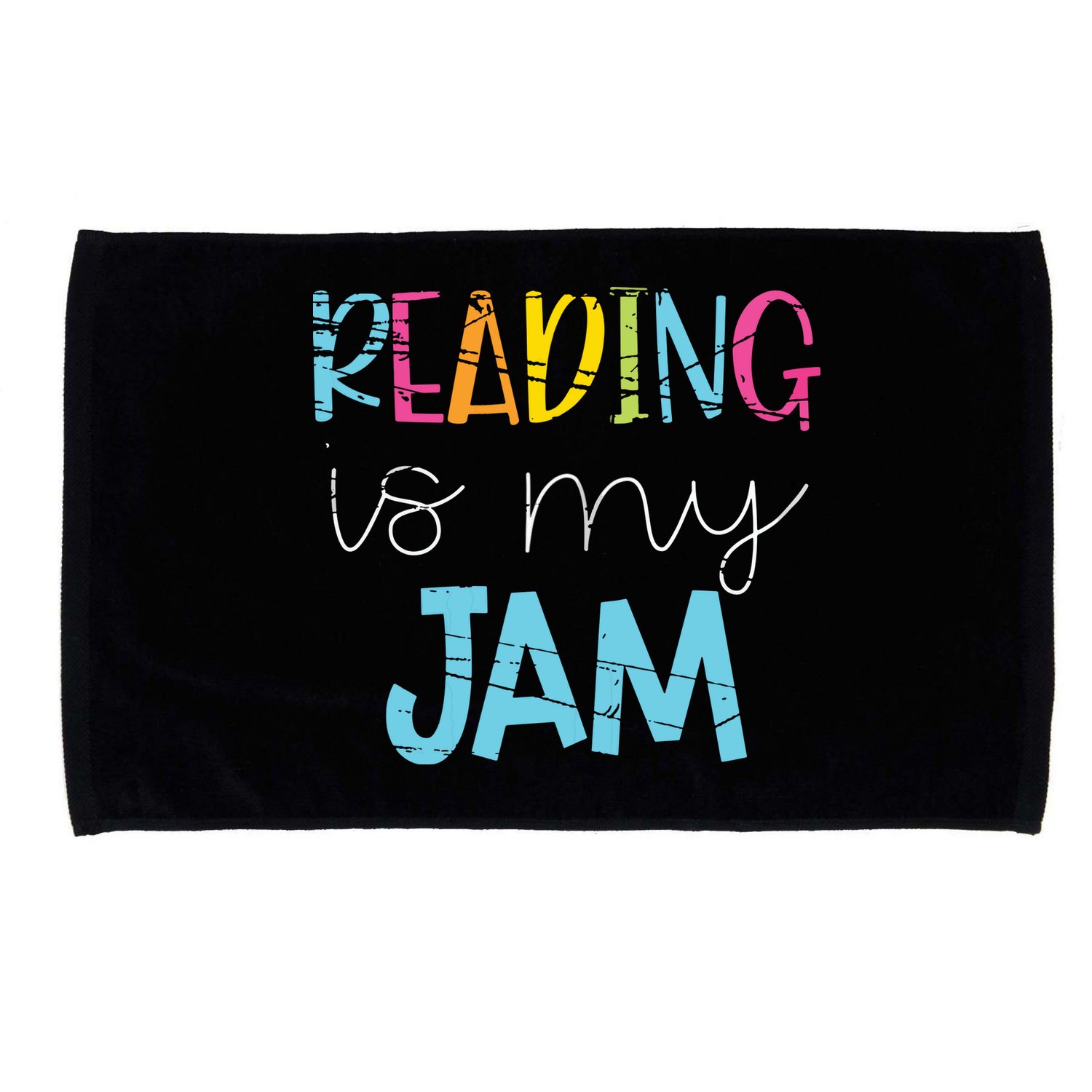 Reading Is My Jam Read Teacher ELA Teacher Microfiber Hand Towel