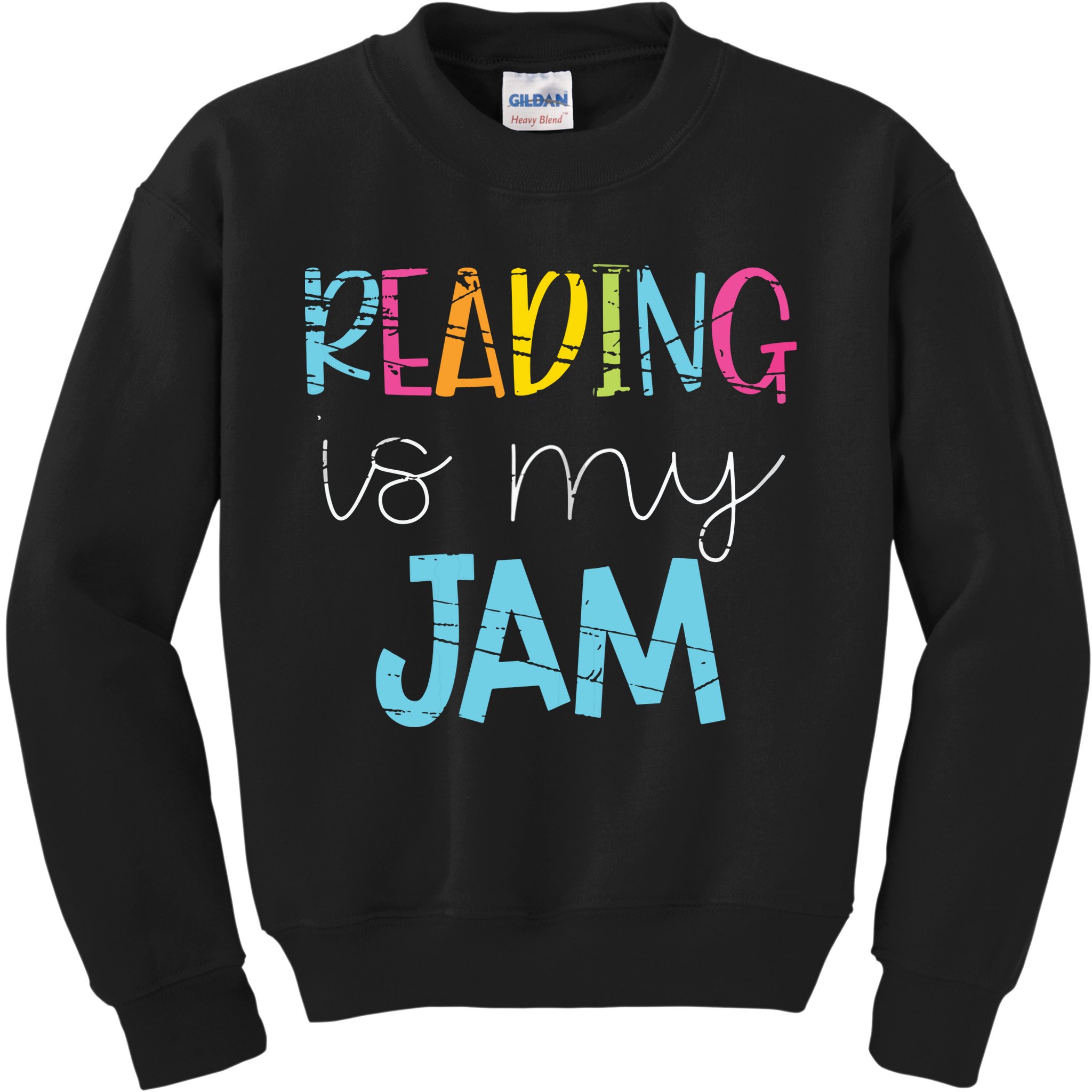 Reading Is My Jam Read Teacher ELA Teacher Kids Sweatshirt