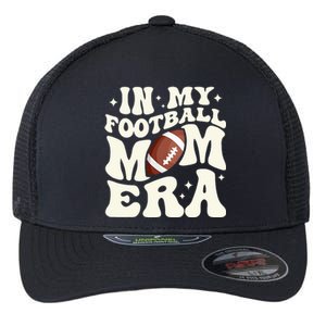 Retro In My Football Mom Era Football Mama Flexfit Unipanel Trucker Cap