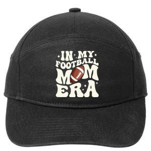 Retro In My Football Mom Era Football Mama 7-Panel Snapback Hat