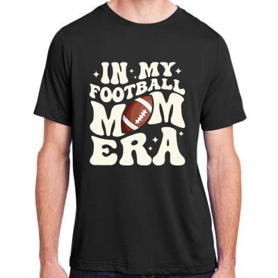 Retro In My Football Mom Era Football Mama Adult ChromaSoft Performance T-Shirt