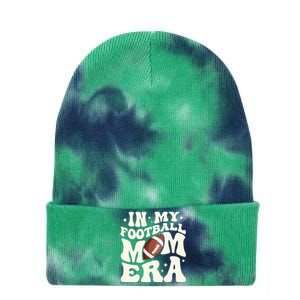 Retro In My Football Mom Era Football Mama Tie Dye 12in Knit Beanie