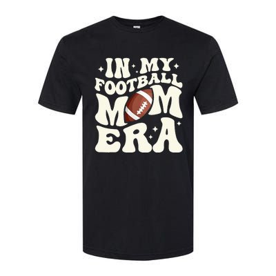 Retro In My Football Mom Era Football Mama Softstyle® CVC T-Shirt