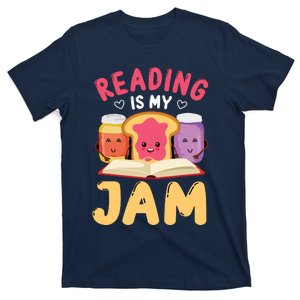 Reading Is My Jam Funny I Love To Read Books Gift T-Shirt