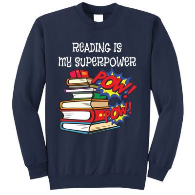 Reading Is My Super Power Superhero Best English Teacher Sweatshirt