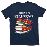 Reading Is My Super Power Superhero Best English Teacher T-Shirt