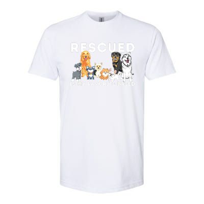 Rescued Is My Favorite Breed Animal Rescue Softstyle® CVC T-Shirt