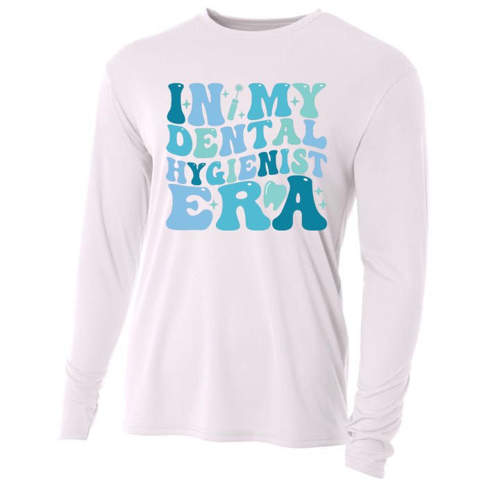 Retro In My Dental Hygienist Era Dentist Dental Student Cooling Performance Long Sleeve Crew