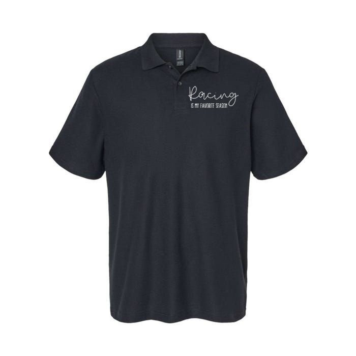 Racing Is My Favorite Season Softstyle Adult Sport Polo