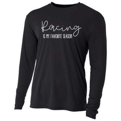 Racing Is My Favorite Season Cooling Performance Long Sleeve Crew