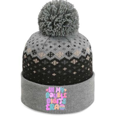 Retro In My Double Digits Era The Baniff Cuffed Pom Beanie