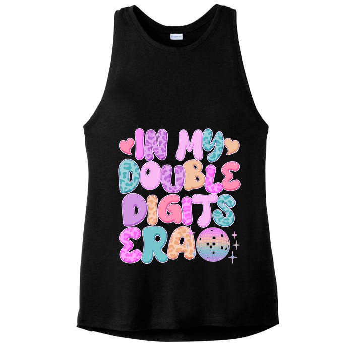 Retro In My Double Digits Era Ladies PosiCharge Tri-Blend Wicking Tank