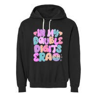 Retro In My Double Digits Era Garment-Dyed Fleece Hoodie