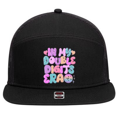 Retro In My Double Digits Era 7 Panel Mesh Trucker Snapback Hat