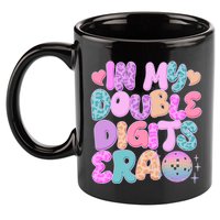 Retro In My Double Digits Era 11oz C Handle Ceramic Mug