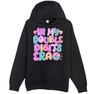 Retro In My Double Digits Era Premium Pullover Hoodie