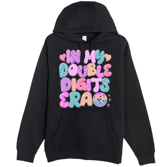 Retro In My Double Digits Era Premium Pullover Hoodie