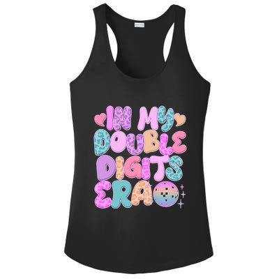 Retro In My Double Digits Era Ladies PosiCharge Competitor Racerback Tank
