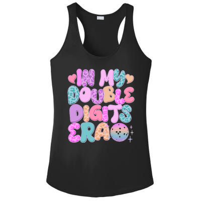 Retro In My Double Digits Era Ladies PosiCharge Competitor Racerback Tank