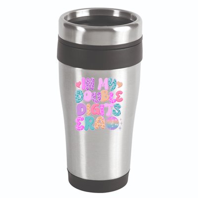 Retro In My Double Digits Era 16oz Travel Tumbler
