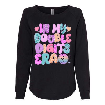 Retro In My Double Digits Era Womens California Wash Sweatshirt